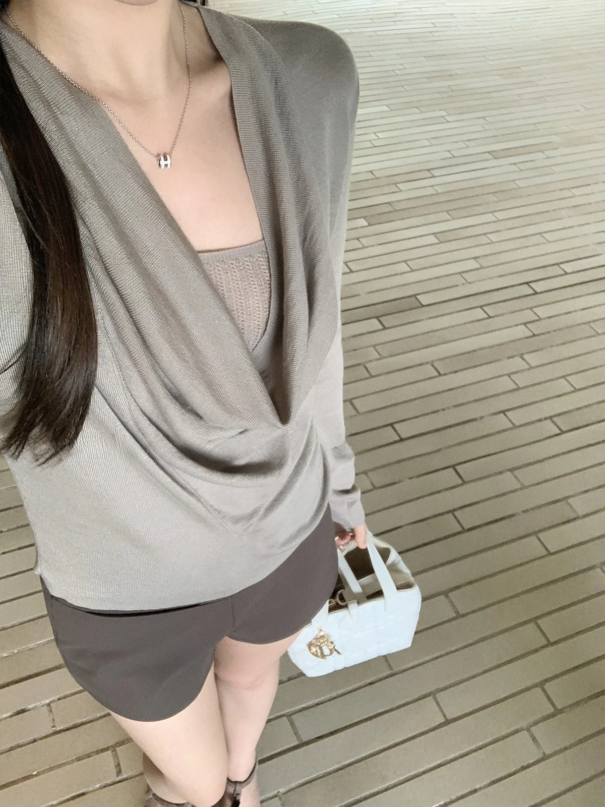 

Женский трикотажный топ Lin2 Forbidden Silk с длинным рукавом, новый дизайн, весна-лето, модный, удобный, свободного кроя