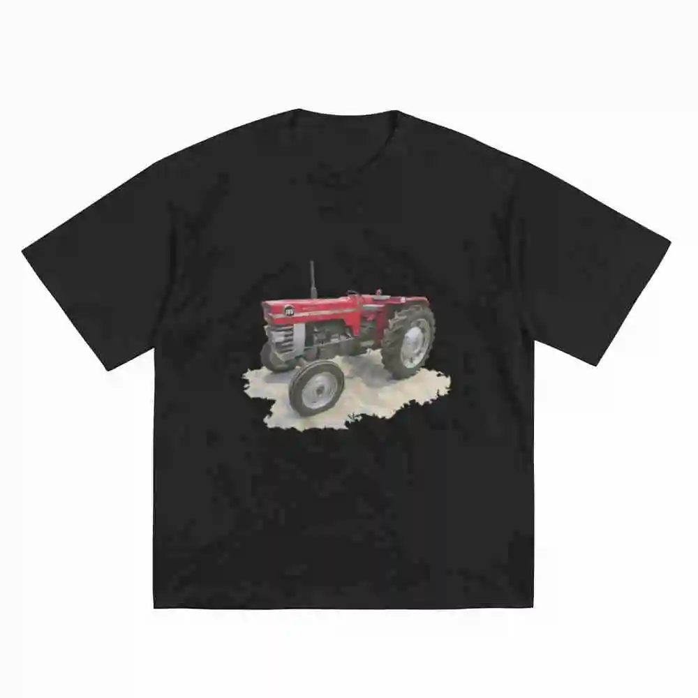 Obrázek 3: Massey 165 traktor krátký rukáv tričko 100% bavlna tričko