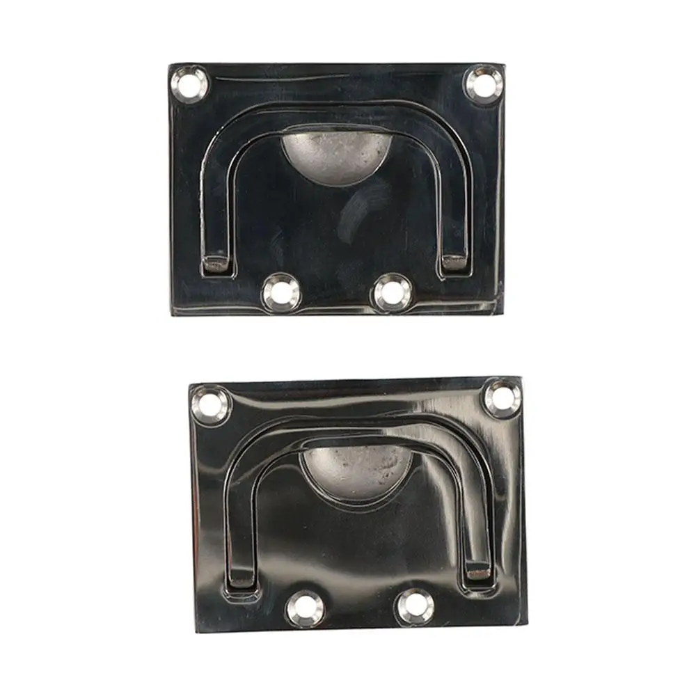 

Stainless Steel Flush Lift Ring Marine Grade Handle Ring Hatch Pull Handle Locker Portable Lightweight Boat Hatch Handle