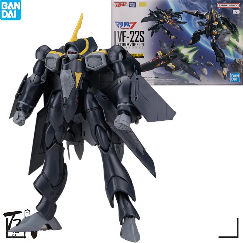 

Bandai Original Anime Action Figure HG 1/100 VF-22S Swift II(Kizaki Gamlin) Assembly Toys for Gift Combination Model kit