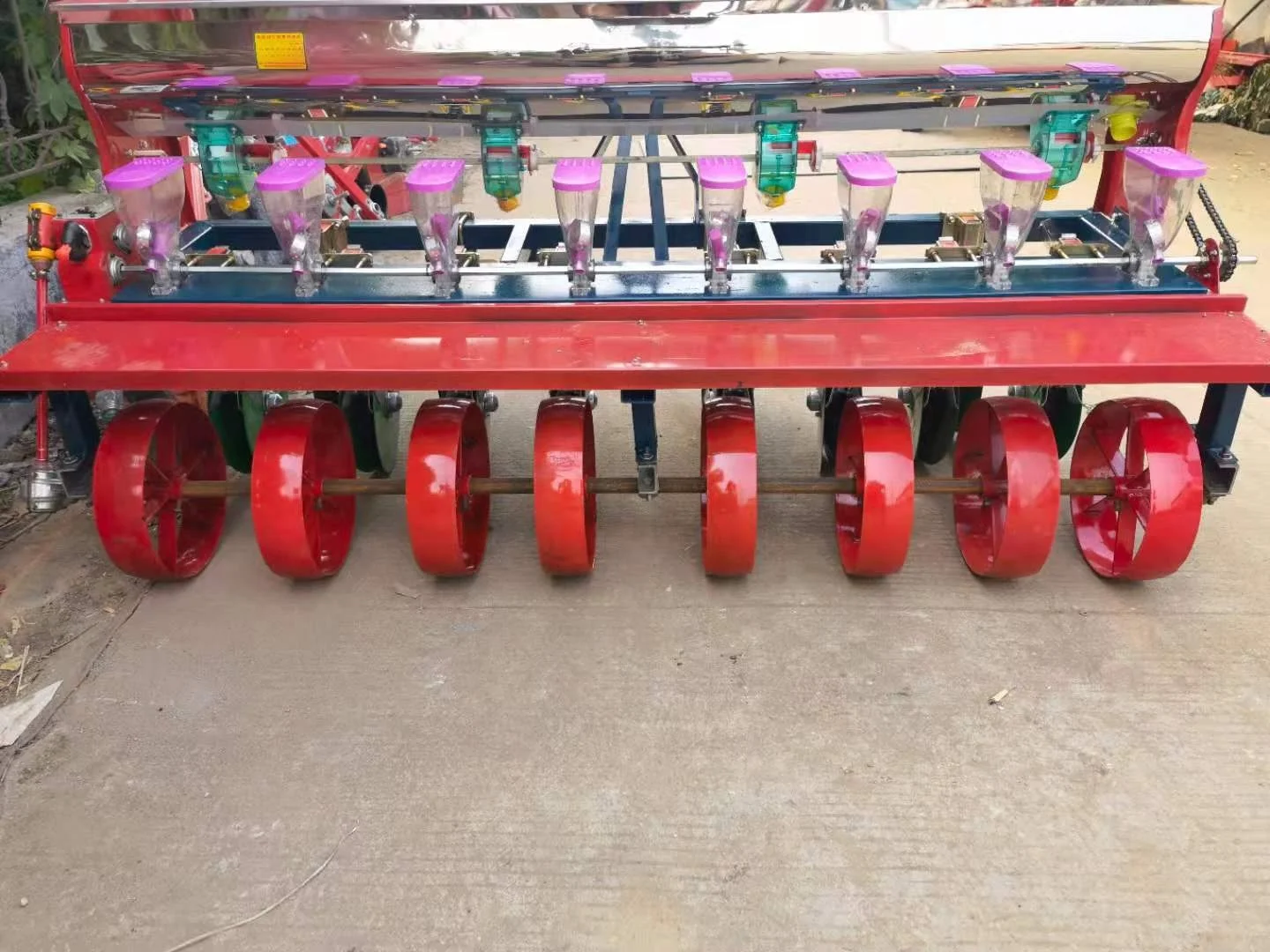 XinKai Tractor Mounted 8 Rows High Productivity Vegetable Seeder Planter Machine With Gear Core Components For Planting Seeds