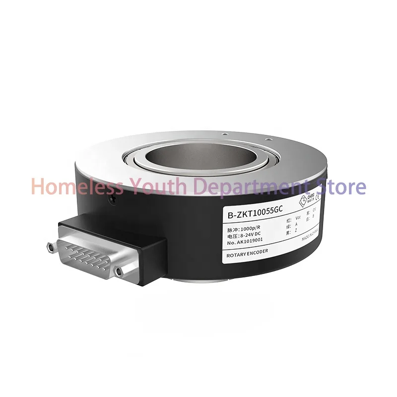 CHBG optical encoder outer diameter 100mm, shaft diameter 30/45/55mm IP65 Incremental hollow shaft rotary optical encoders