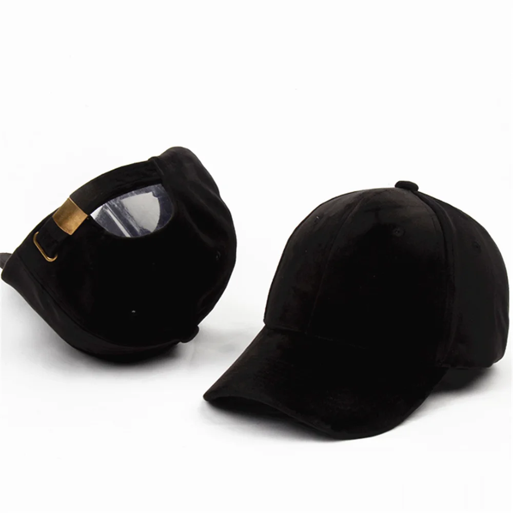 Wildleder Damen Snapback Baseballkappe Street Hip Hop Hut Schwarz Grau – Detail 10