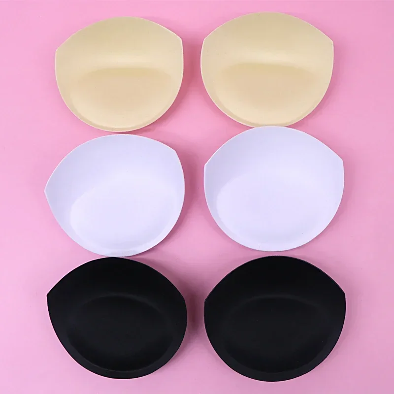 6pcs/3pair Sponge Bikini Bra Pads Push Up Breast Enhancer Removeable Bras Padding Inserts Cups for Swimsuit Padding Intimates