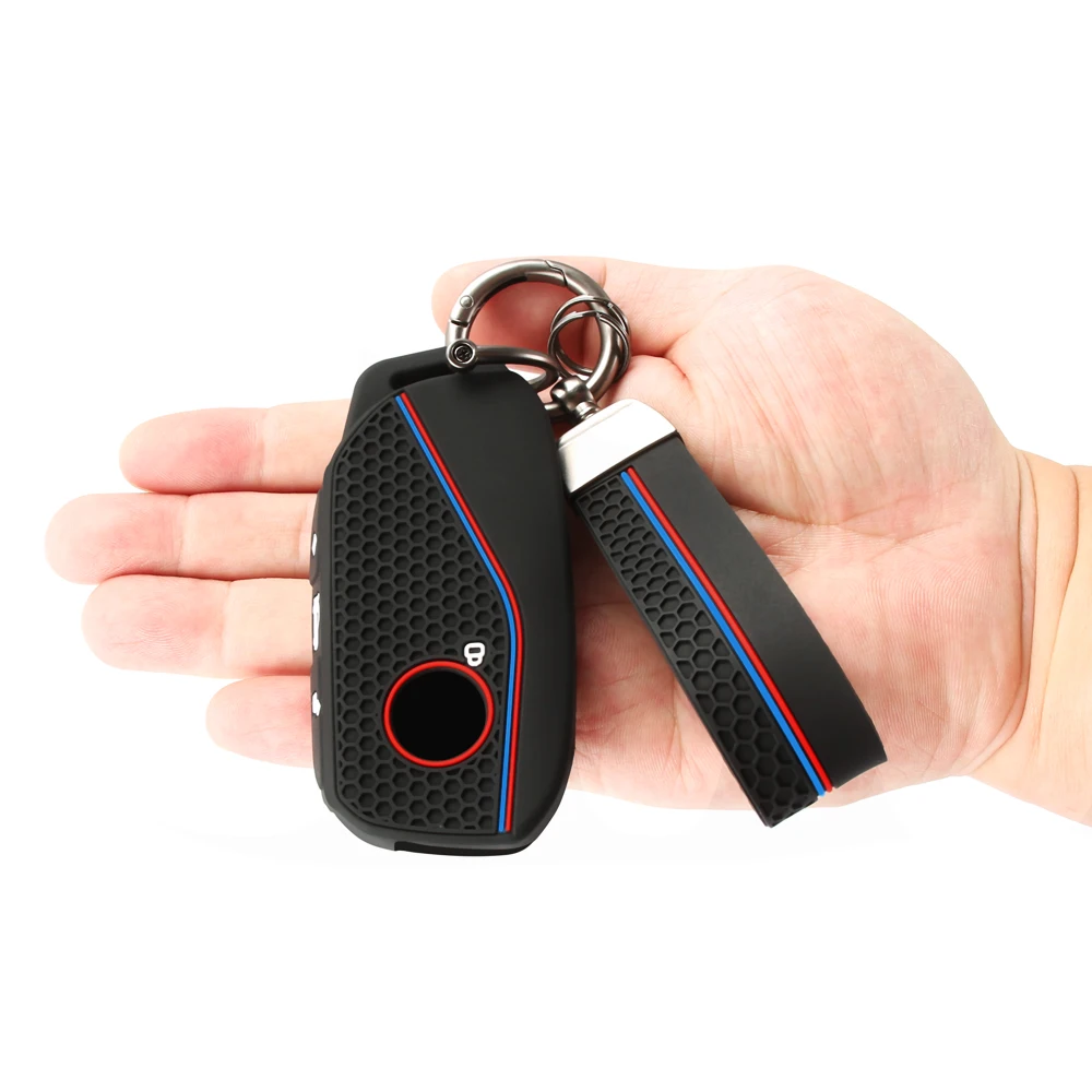 Obudowa etui na kluczyk samochodowy do BMW Serii 7 735i 740Li X7 X1 U11 2023 I7 G07 LCI XM 2023 Akcesoria do breloczków