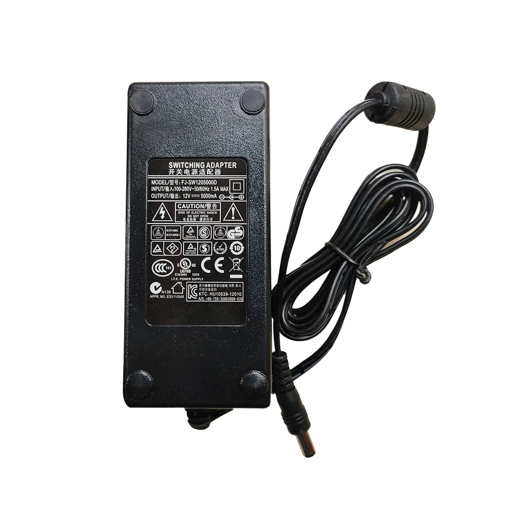 FJ-SW1205000D 12V 5A 5.5x2.5mm Power Adapter Suitable For Fujia Security Monitoring Host KPL-060F