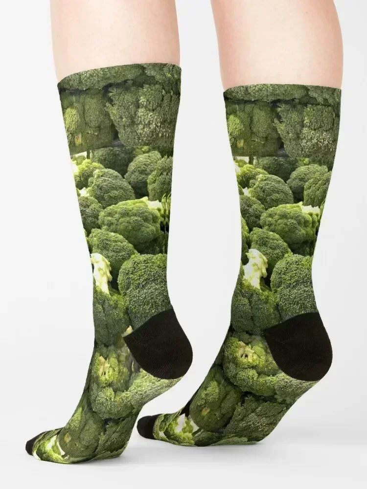 Wall of healthy broccoli Socks Children's snow valentine gift ideas Running Girl'S Socks Men's