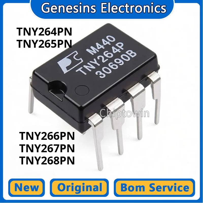 5/50/500 pcs TNY264PN TNY265PN TNY266PN TNY267PN TNY268PN DIP-7 Power Management IC W7
