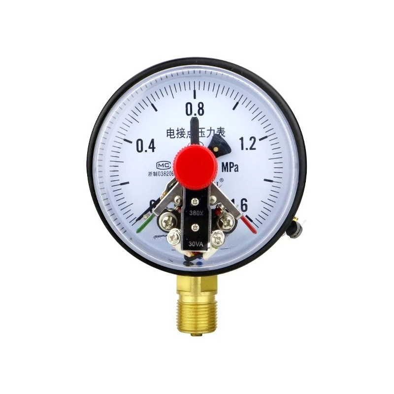 

Automatic Control Water Pump Pressure Gauge Magnetic Assisted Electric Contact Pressure Gauge YXC100
