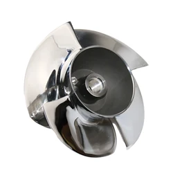 Boatman 155.5MM Jet Ski Impeller OEM:SR-10/18 Fit Sea-Doo GTI/SE 130/SE/ STD/4-TEC SE Jet-Ski Propeller 4-Blades Polished