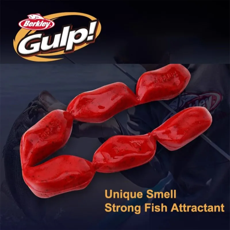 American Berkley Gulp Blood 2.7cm 12pcs/pack CATFISH CHUNKS Great replacement for natural liversFishing  