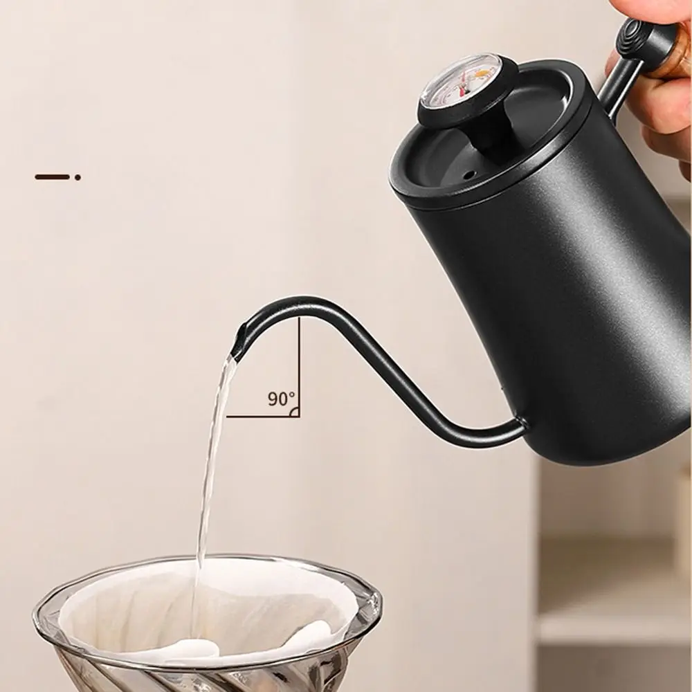 Cafetera  Acero Inoxidable con Cuello  Cisne, 550 ml/850 ml, Mango  Mara, Jarra  Goteo Larga y Estrecha, Medidor  Te