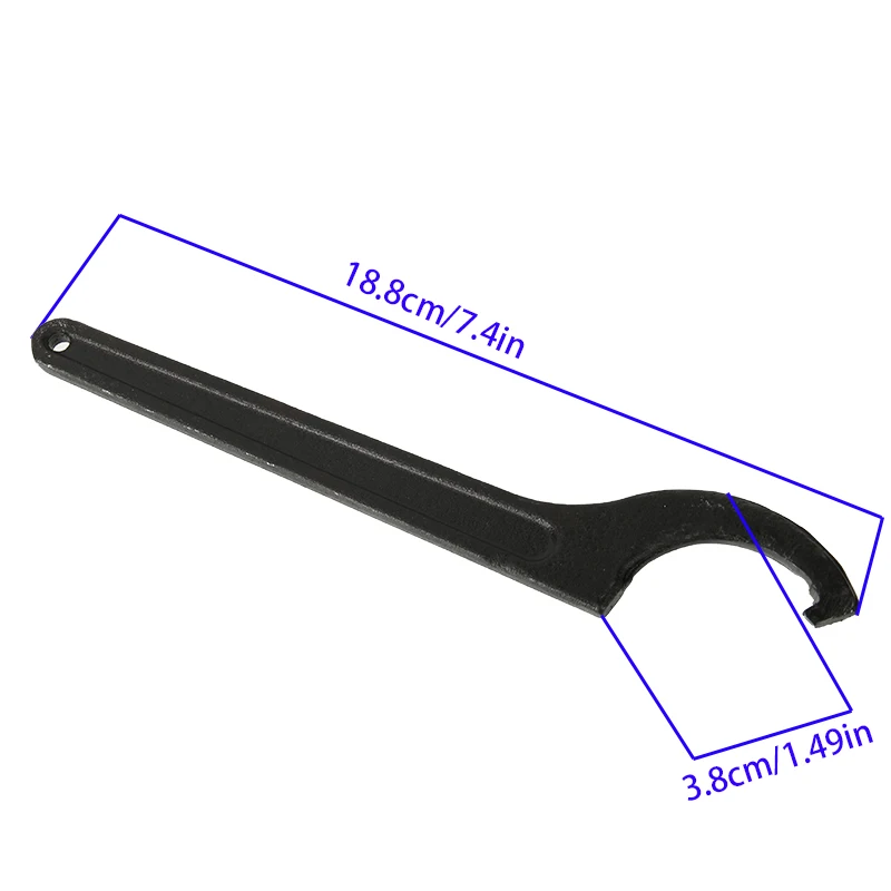 Wrench torque tool adjuster motorcycle bicycle shock absorber strut C-shaped wrench manual tool