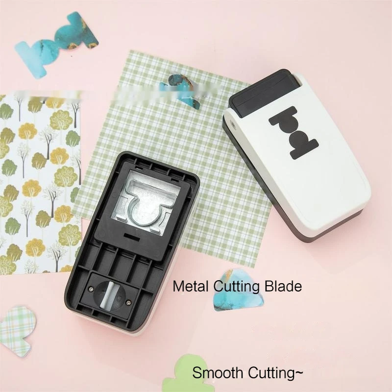 Tab Punch Loose Leaf Separator Label Punch For Notepad Scrapbook Classification Card Making Round Data Embossing Tool Supplies