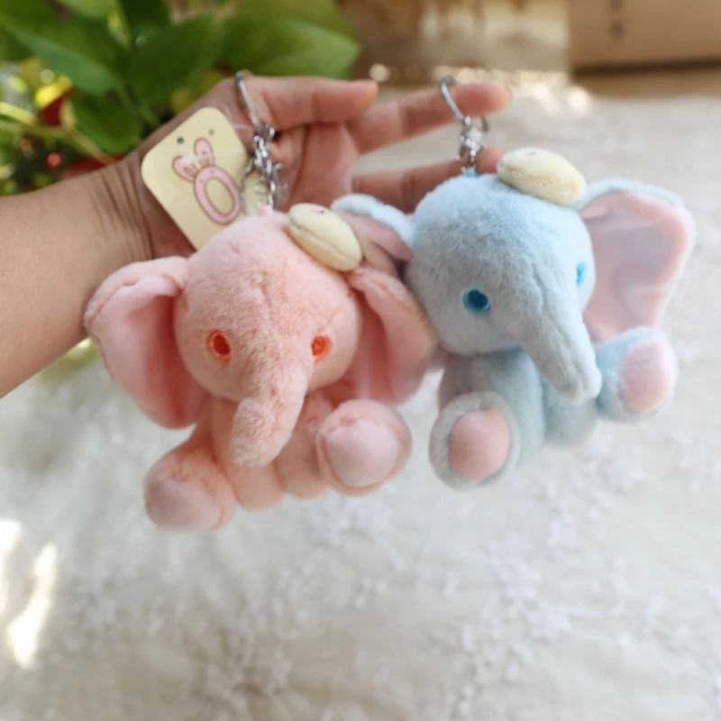 

new popular Cute high-end backpack hanging accessories elephant pendant fashione keychain soft plush birthday christmase gift