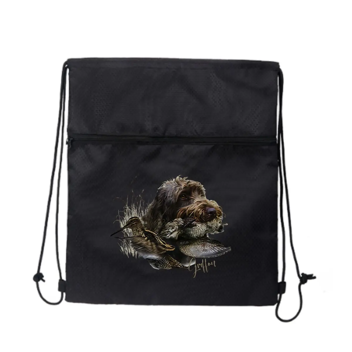 

Грифтонная собака с рюкзаком для добычи в тренажерном зале, мешок на шнурке, дорожная сумка для фитнеса и улицы