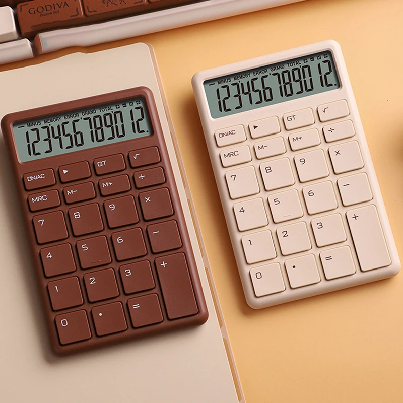 1pc Simple and Fashionable Financial Accounting Special Office Small Multifunctional Student Portable Calculator