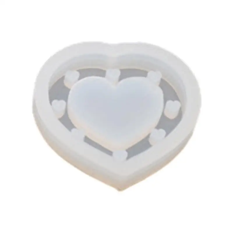 A52E Resin Casting Shaker Mould Multi-Shapes Silicone Material DIY Jewelry Supplies