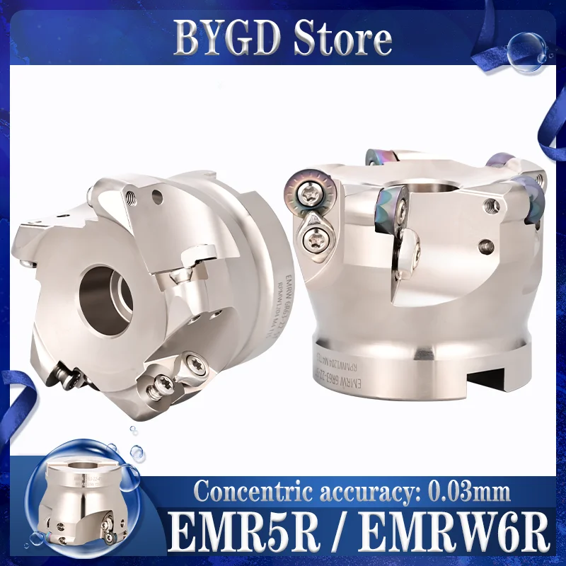 EMR TMR EMRW EMR5R EMR6R 50 63 80 milling cutter head, inserted into RPMW1003 RPMT1204 RPMT, FMB FMB22 tool holder  bracket tool