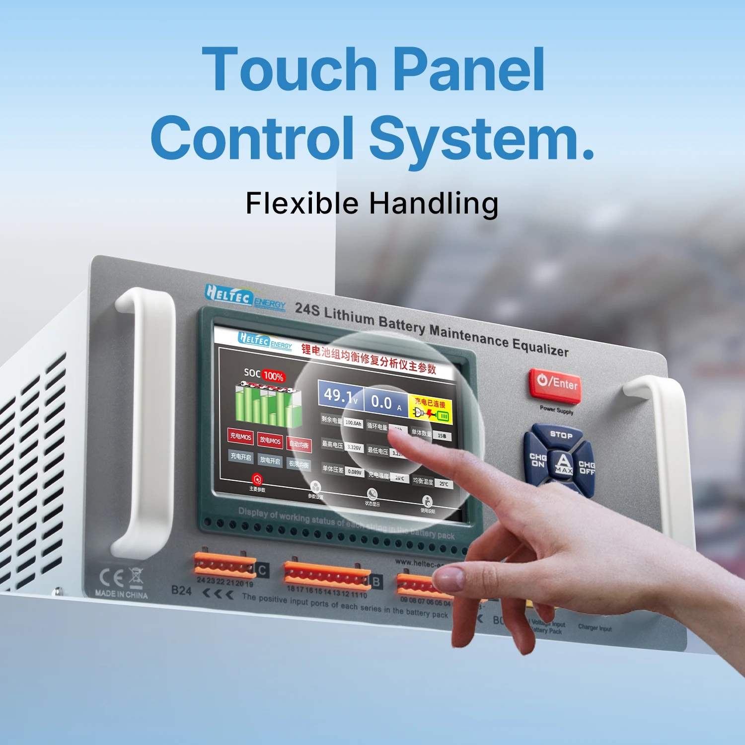 

Ev Battery Cell Equalizer 24S Lifepo4 Equalizer 15A Battery Restoration Hybrid Battery Repair Equipment