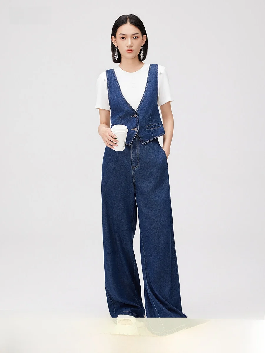 

Джинсовый комбинезон Manobifi с высокой талией, летние облегающие длинные брюки, женские модные удобные эластичные экологичные джинсы