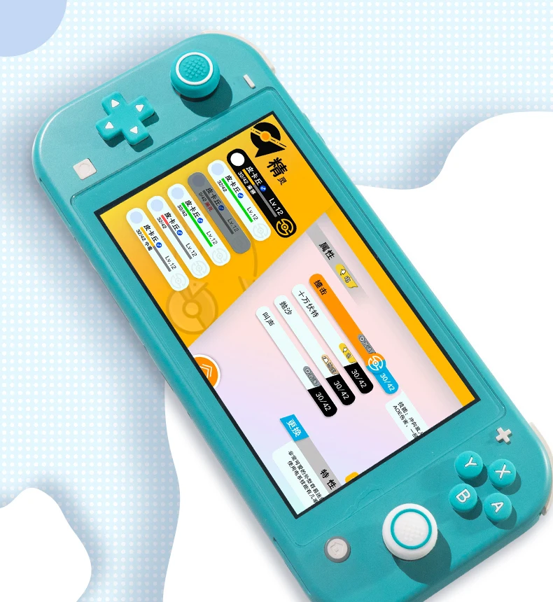 Daumengriffe für Nintendo Switch Lite Silikon-Joystick-Kappen Aufkleber-Set Joystick-Schutz für Nintendo Switch OLED Hülle – Detail 1