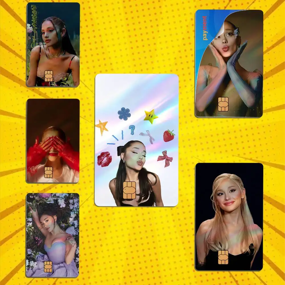 Ten year anniversary petal Ariana Grande Laser shimmer Sticker Decorate Bank Card Couple Student Study Supplies Decals Patch