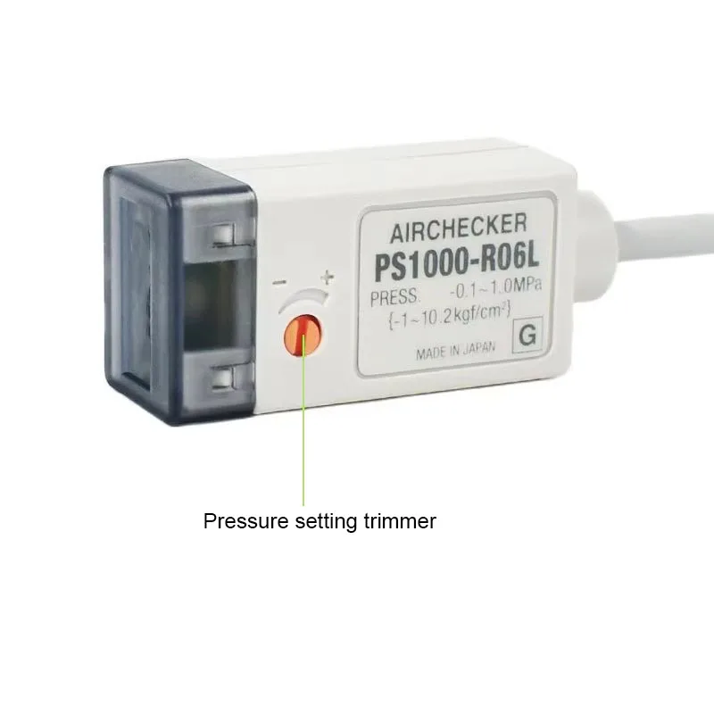 Pneumatischer Vakuum-Druckschalter PS1000-R06L/R06L-Q/PS1100-R06L/R06L-Q SMC-TypMikroelektronischer Sensor PS1000-Komponenten