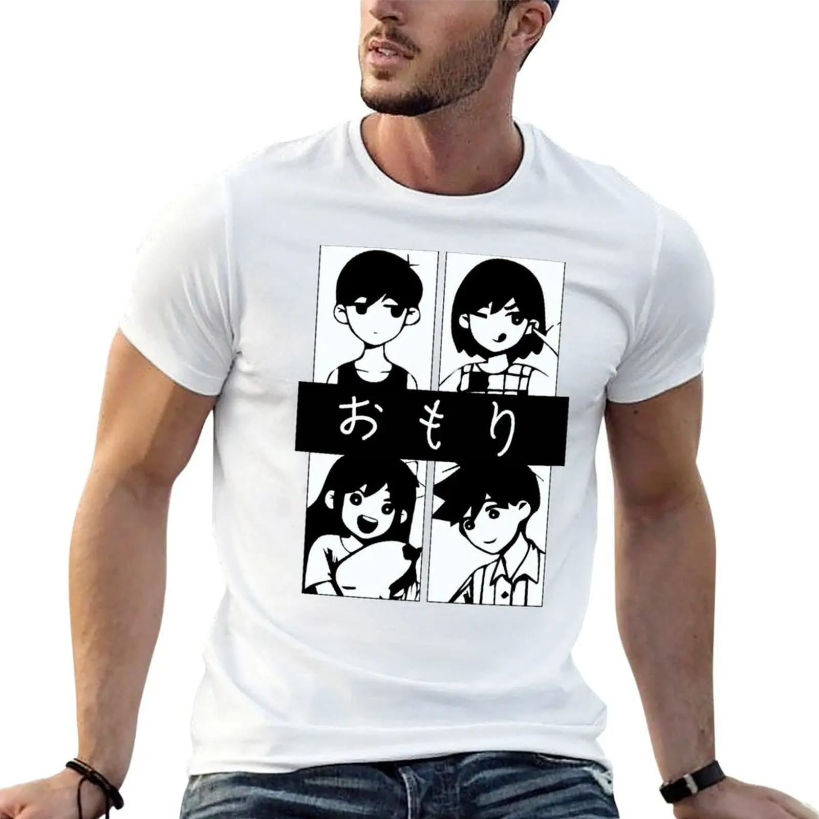 

omori T-Shirt man graphic t shirt man t shirt graphic T-Shirt
