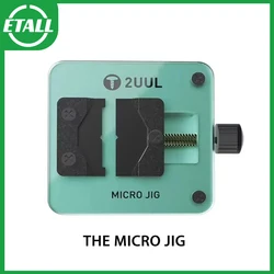 2UUL Micro JIG Fixture Mobile Phone Motherboard PCB Board CPU Chip IC Planting Tin Holder Welding Pad Glue Clean Repair Clamp