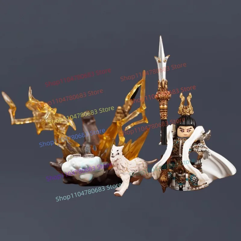 

MOC Building Blocks Yang Jian Mini Figure Assembly Model Display Cartoon Anime Accessories Decorative Toy Gift Collectible