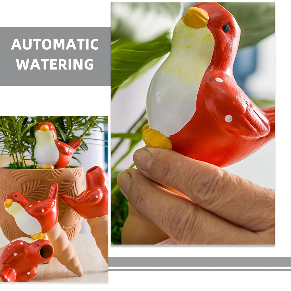 

4Pcs Self Watering Devices Porcelain Craftsmanship Efficient Watering Solution for All Gardens Water Globes Water Globes