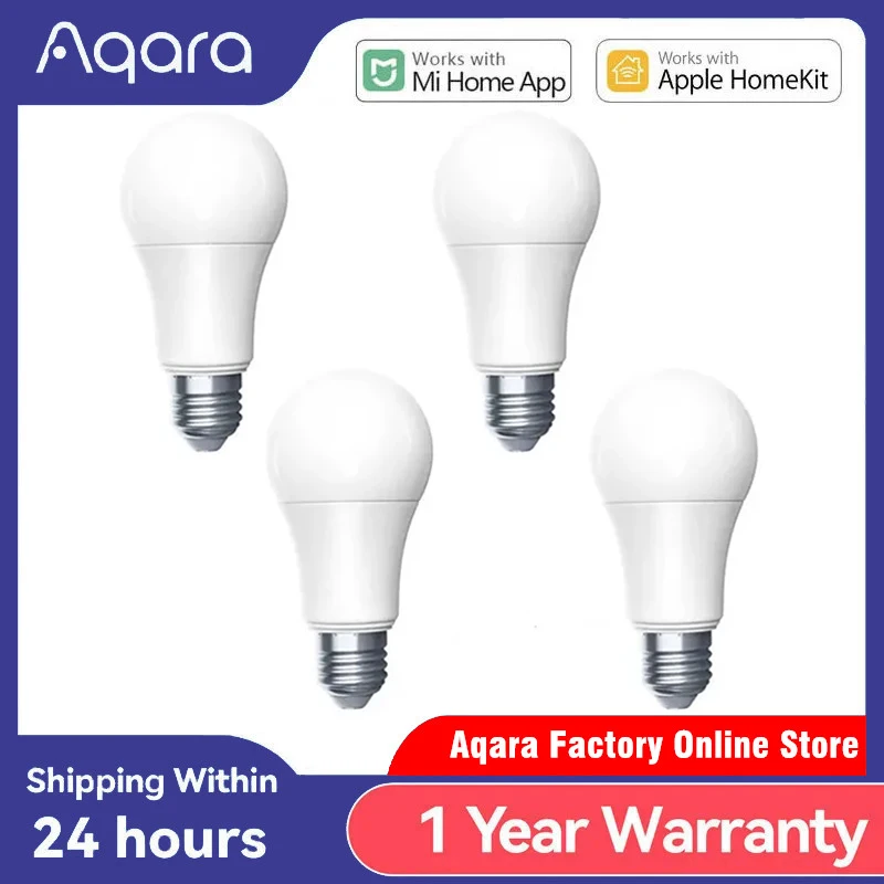 NEW Aqara Smart LED Bulb T1 Zigbee 3.0 E27 2700K-6500K 220-240V Smart Remote Bulb Light For Xiaomi Mi home HomeKit Smart Home