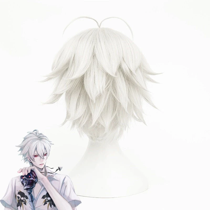 アニメ催眠マイク役割ショートヘア SAMATOKI AOHITSUGI コスウィッグ男性日常服マッチエッジリフティングあほげヘッドギア