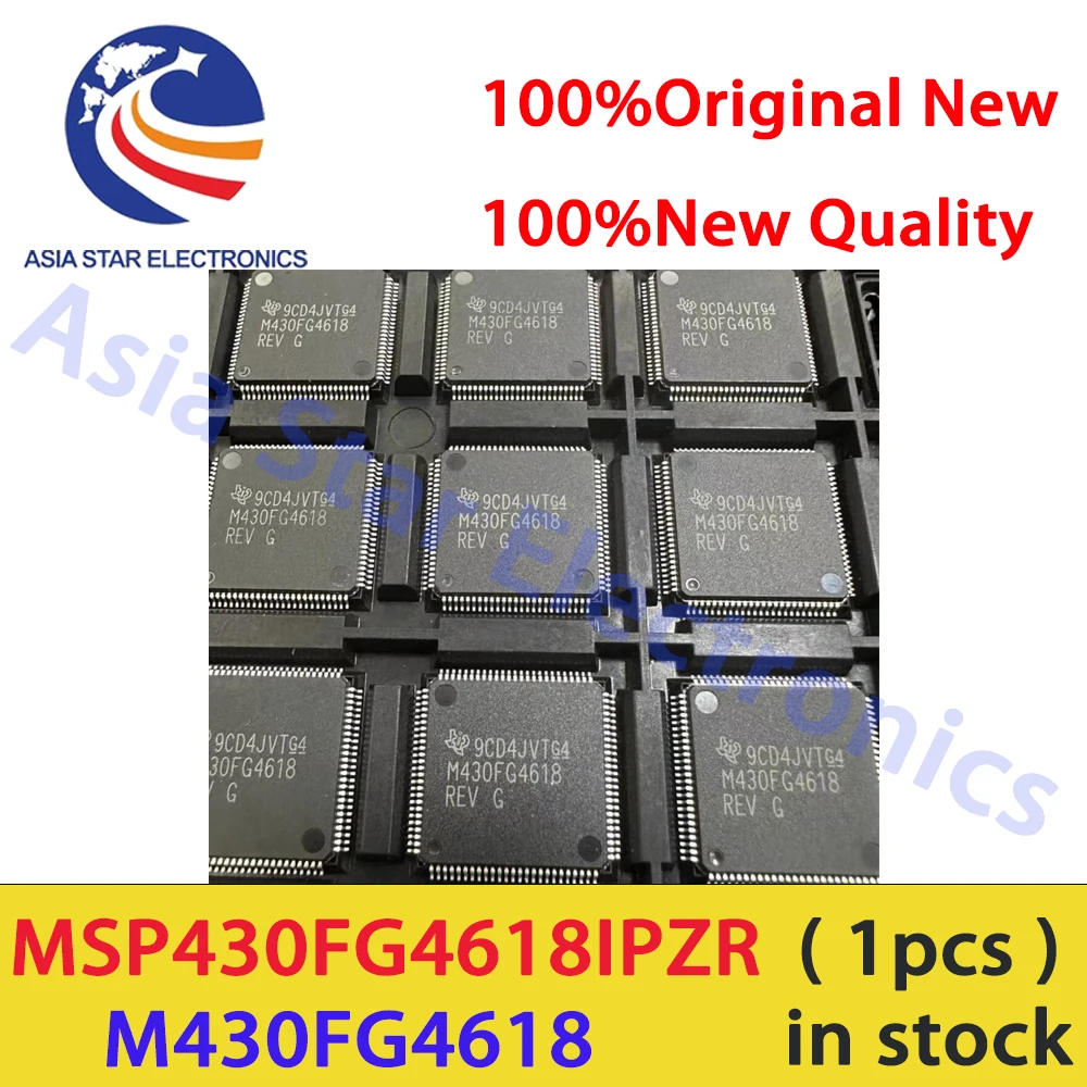 MSP430FG4618IPZR Original Microcontroller Chip IC LQFP100 New M430FG4618 REV for Electronics