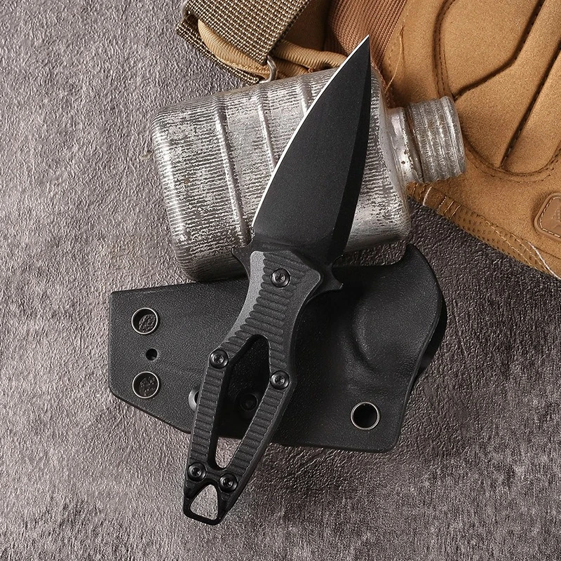 

Новый фиксированный маленький прямой нож EDC высокой твердости, карманный нож для кемпинга на открытом воздухе из нержавеющей стали с ножнами K