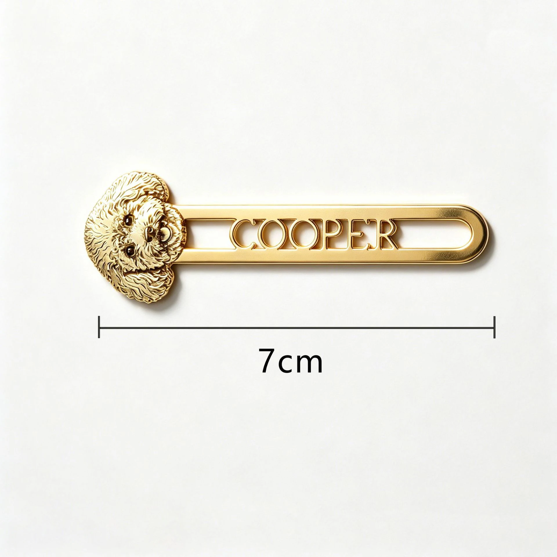 2026 Trend Custom Dot Cat Photo Name Tag Bookmark