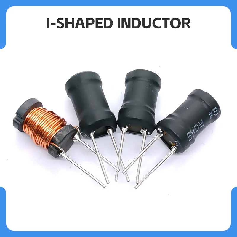 DR10x16mm I-Shaped Inductor 1/1.5/2.2/3.3/4.7/10/100MH Drum Inductor