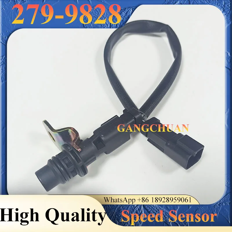 

High Quality 279-9828 191-8303 2799828 1918303 Speed Sensor for 345C 345D 365C 385C Wheel Loader 966H 972H Excavator Parts