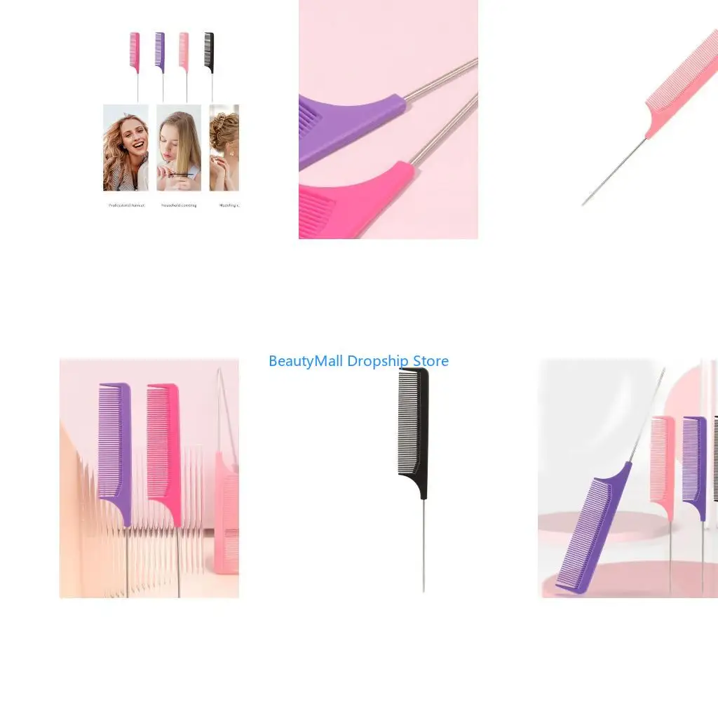 40JD Sleek and Reliable Pointed Tail Hair Comb Hairdressing Tool for Stylish Hairdos