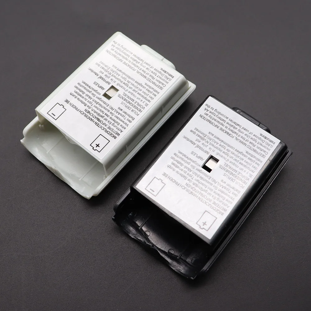 50 pcs For Xbox 360 Battery Pack Cover Shell Shield Case Kit For Xbox 360 Wireless Controller Wholesale