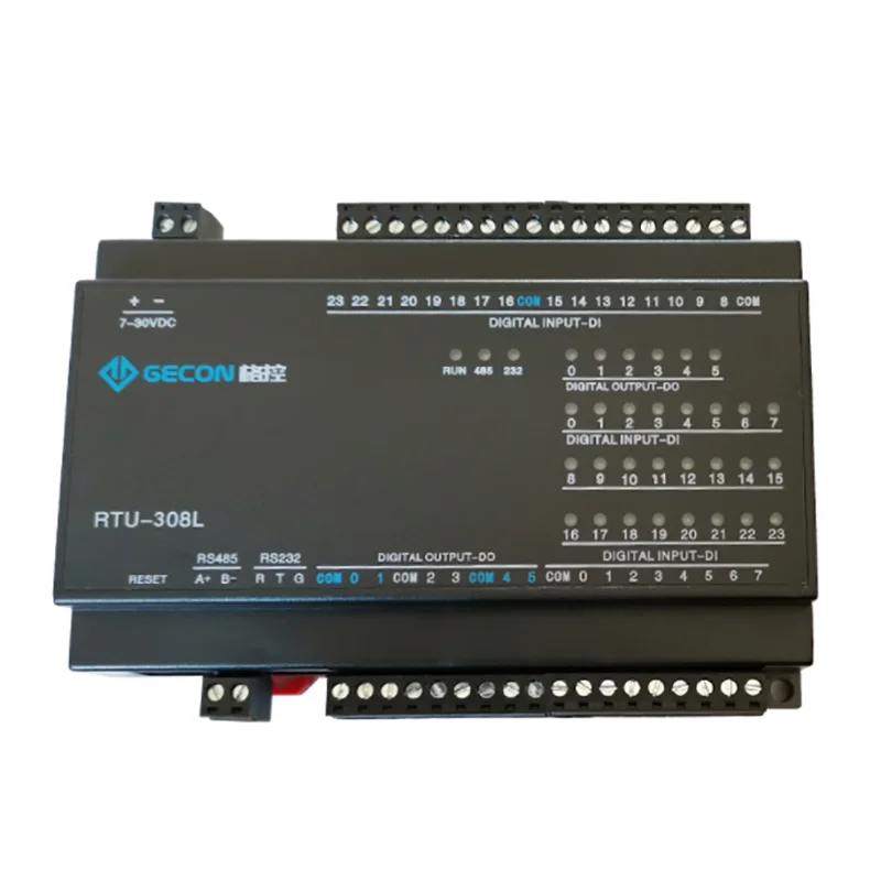 

RTU-308L 24DI 6-channel DO acquisition controller Modbus RTU protocol RS485 232 switch input and output