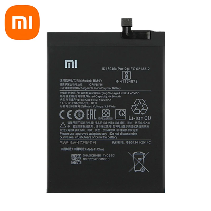 2024 Years 100% Original New High Quality 4520mAh BM4Y Battery For Xiaomi Poco F3 Redmi K40 Pro K40 Pro Batteries Bateria+ Tools