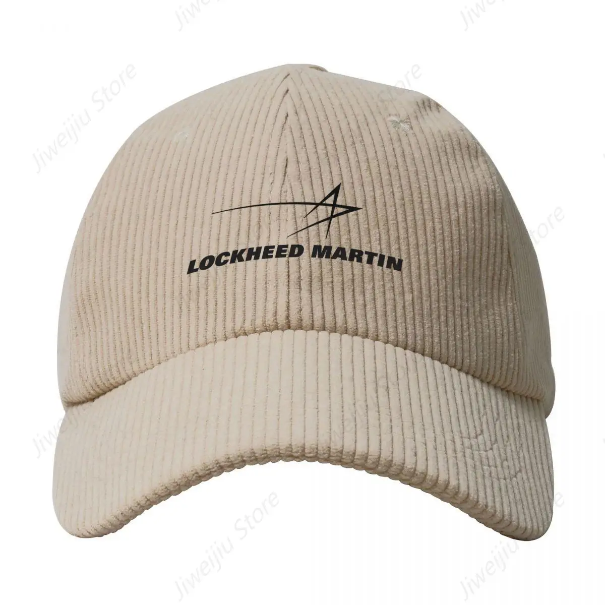 Black MDI Lockheed Martin Baseball Cap Corduroy Style Hats Sun Peaked Cap