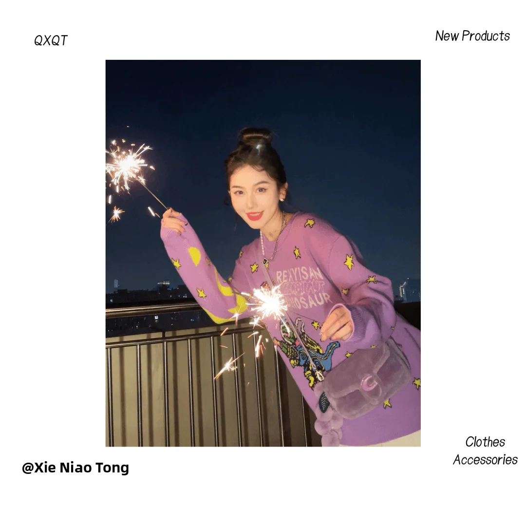 

Утепленный вязаный кардиган с круглым вырезом и вышивкой в виде динозавра, осенне-зимний, модный, женский, с длинными рукавами, на пуговицах