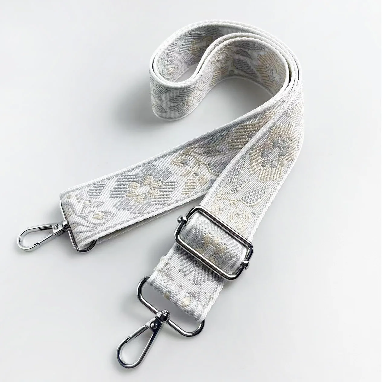 1 Piece 1.50inch Wide Adjustable Handbag Purse Strap Replacement Crossbody Shoulder Strap  Sun Flower Pattern Jacquarded   Strap