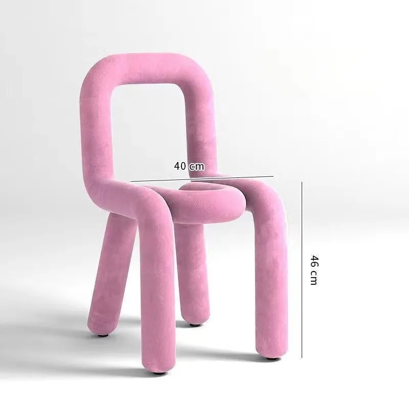 Bold Creative Casual Alien Dining Chair Modern Design Online Celebrity Makeup Stool for Home Clothing Store Use for Living Room