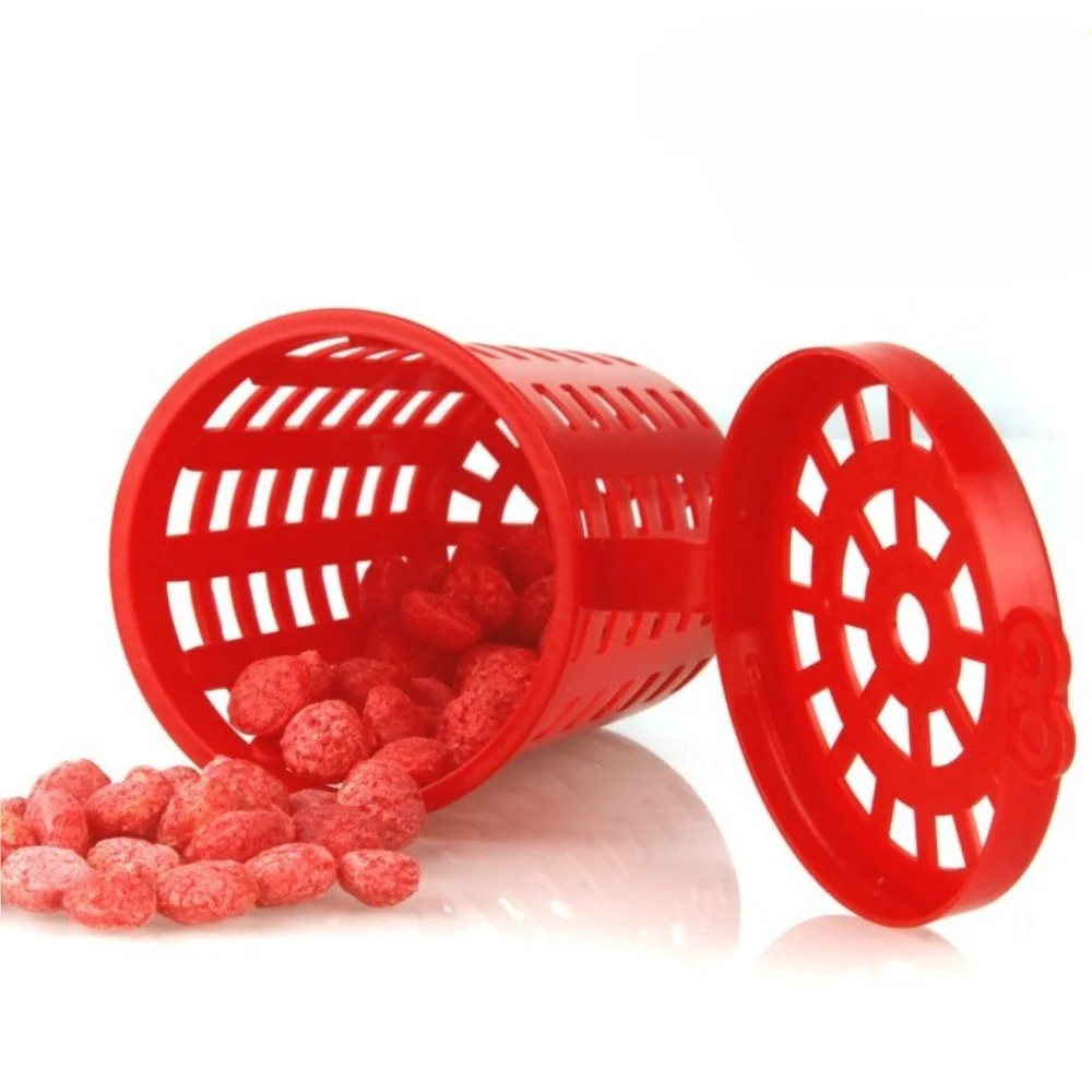 8Pcs Red Fishing Ba…