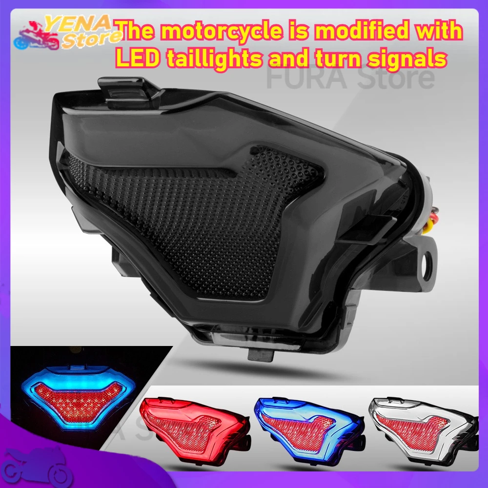

The motorcycle LED taillight, turn signal, driving brake light is suitable for Yamaha R3 R25 MT03 Y15ZR SNIPER150