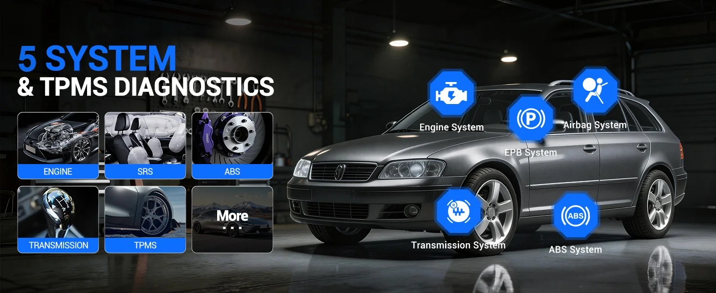 TPMS Reifenprogrammiergerät XTOOL TP380 5-System Kfz-Diagnose Lebenslange Kostenlose Updates 4-in-1 Datenstrom 13+ Rücksetzfunktionen CANFD DOIP – Detail 8